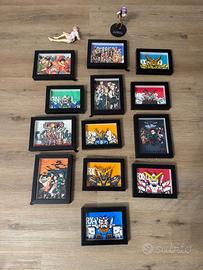 Quadretti 3D cartone di diversi anime (one peace..