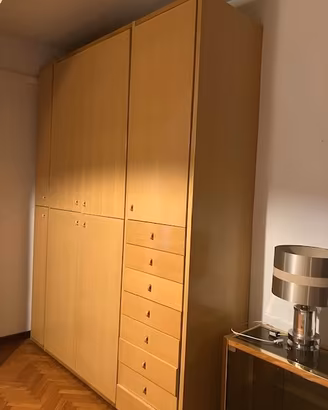 camera completa in legno