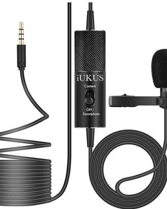 iUKUS i-818 Lapel Lavalier Microfono