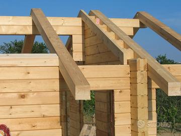 CASA IN LEGNO BLOCK HAUS PARETE PORTANTE DA 10 Cm.