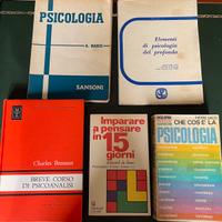 Lotto 3 libri Psicologia  Daco Marzi, Elementi di