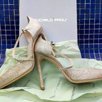 scarpe nuove lurex Giancarlo Paoli mis 37