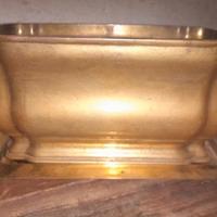 Vaso vaschetta in ottone
