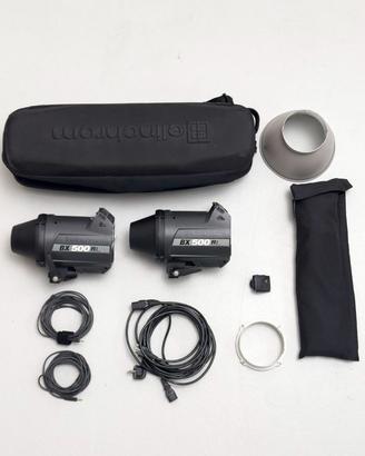 FLASH Elinchrom 2x monotorce BX500ri + Trigger