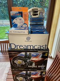 Dreamcast con accessori e giochi