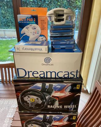 Dreamcast con accessori e giochi