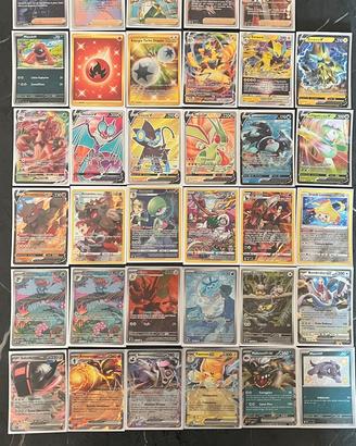 35 carte Pokémon rare e ultra rare