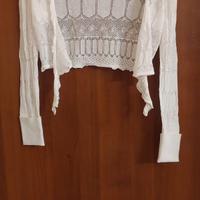 Coprispalle bianco in cotone