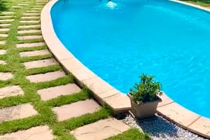 Villetta in pietra , contesto signorile