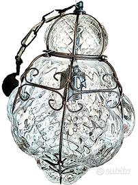 Lanterna veneziana in vetro soffiato di Murano💡❤