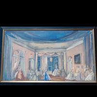 QUATTRO RARI BOZZETTI PER LE SCENOGRAFIE  RUSSE