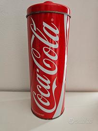 Barattolo in latta con coperchio Coca Cola