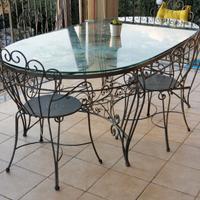 Tavolo da giardino Vintage anni '50/'70