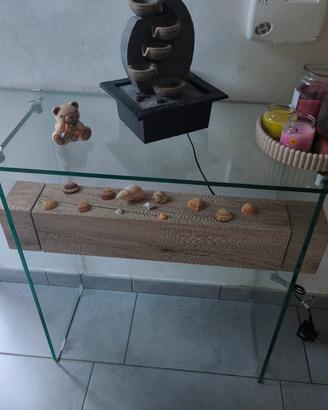 consolle in vetro 