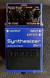 Pedale Boss Synthesizer SY-1 per Chitarra e Basso