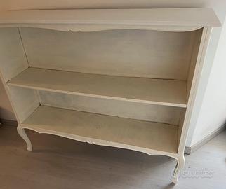 Libreria bassa scaffale vintage shabby