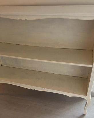 Libreria bassa scaffale vintage shabby