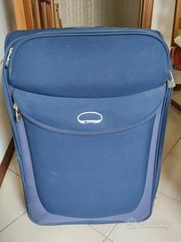 valigia grande Delsey blu scura