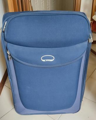 valigia grande Delsey blu scura