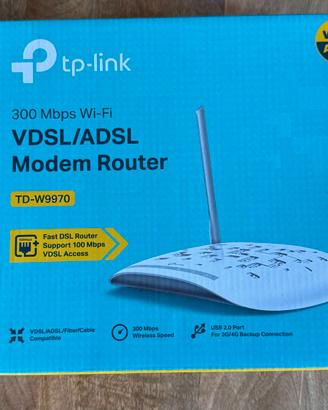 TP-LINK TD-W9970 modem router VDSL/ADSL Fast Ether
