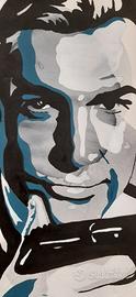 Dipinto di James Bond/Sean Connery (quadro)