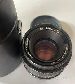 Obiettivo C/Y Contax Yashica ML 50mm 1:1.7