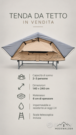 Tenda da tetto NUOVA 