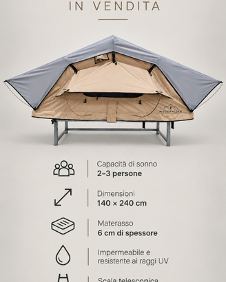 Tenda da tetto NUOVA 
