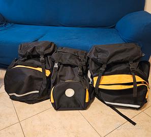 kit borse da cicloturismo