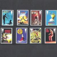 8 francobolli Royal Mail MUSICALS 2011