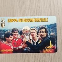 Scheda Telefonica Coppa Intercontinentale 1985