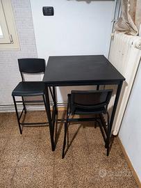 Tavolo Bar da Cucina con 3 sgabbelli - Ikea