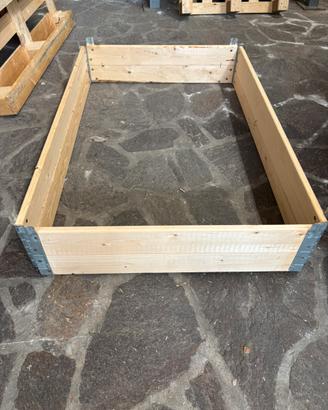 Sponde rialzate per orto/bancali in legno.