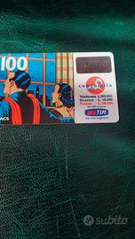 Scheda per ricarica telefonica Tim 100 mila