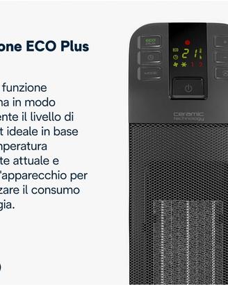Stufa elettrica termoventilatore DeLonghi 