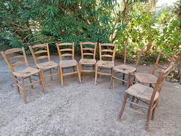 sedie in legno