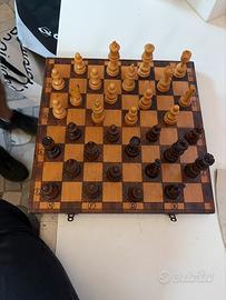 Scacchiera in legno