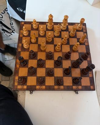 Scacchiera in legno