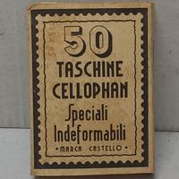 Scatola di "taschine cellophan"anni "30