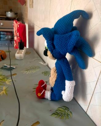 amigurumi Sonic e cappuccina ballerina