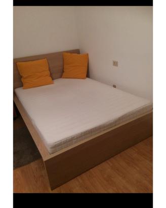 Letto Ikea modello MALM 140x200 con materasso