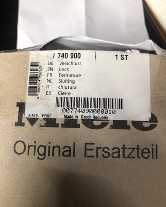 Miele chiusura lavatrice industriale