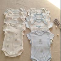 ✨ Lotto 8 Body Nascita 0m/50cm NUOVI - Chicco, Naz