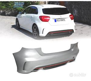 PARAURTI POSTERIORE MERCEDES A W176 12-15 LOOK AMG