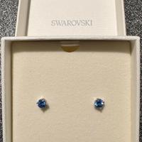Orecchini lobo Blu SWAROVSKI originale