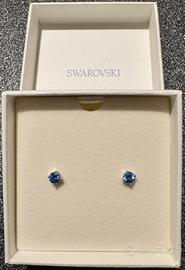 Orecchini lobo Blu SWAROVSKI originale