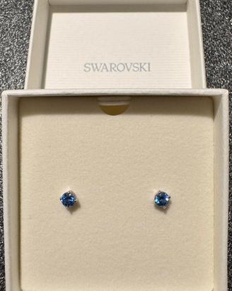 Orecchini lobo Blu SWAROVSKI originale