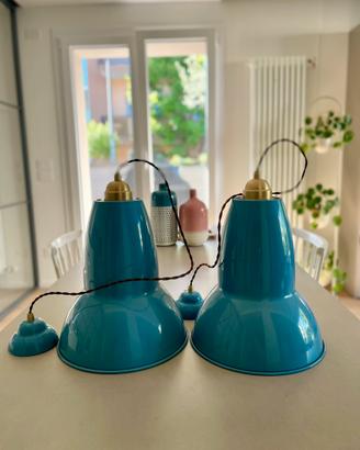 Coppia di lampade Anglepoise original 1227 blue