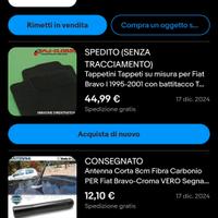 Ricambi nuovi Fiat Bravo PRIMA SERIE 1.9 Jtd