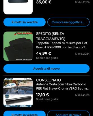 Ricambi nuovi Fiat Bravo PRIMA SERIE 1.9 Jtd